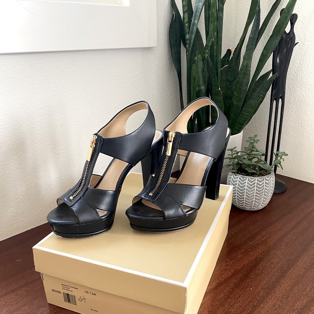 Michael kors Bishop stacked heel platform sandal